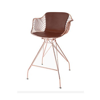 FM 아테네 바 체어 로즈골드 인테리어 의자 카페 업소용 디자인