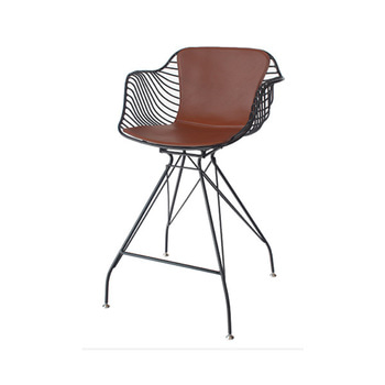 FM 아테네 바 체어 블랙 인테리어 의자 카페 업소용 디자인