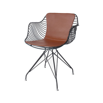 FM 아테네 체어 블랙 인테리어 의자 카페 업소용 디자인